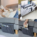 Felt Bedside Pocket Caddy Storage Organizer Bed Desk Bag Sofa TV Remote Holder Storage Bags