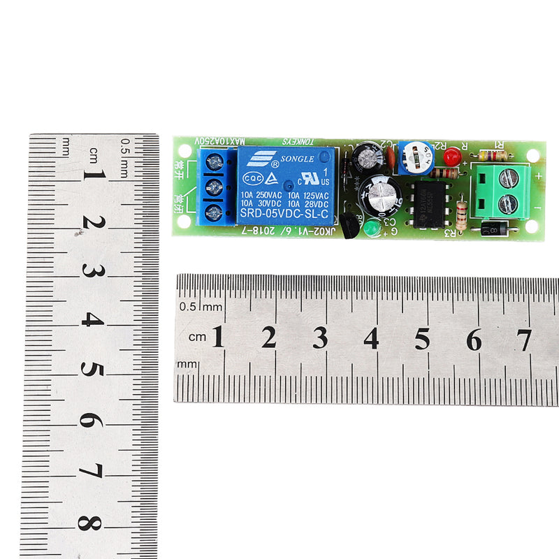 JK-02 5V 0-200S Power-on On Delay Automatically Disconnects Timer Relay Module NE555