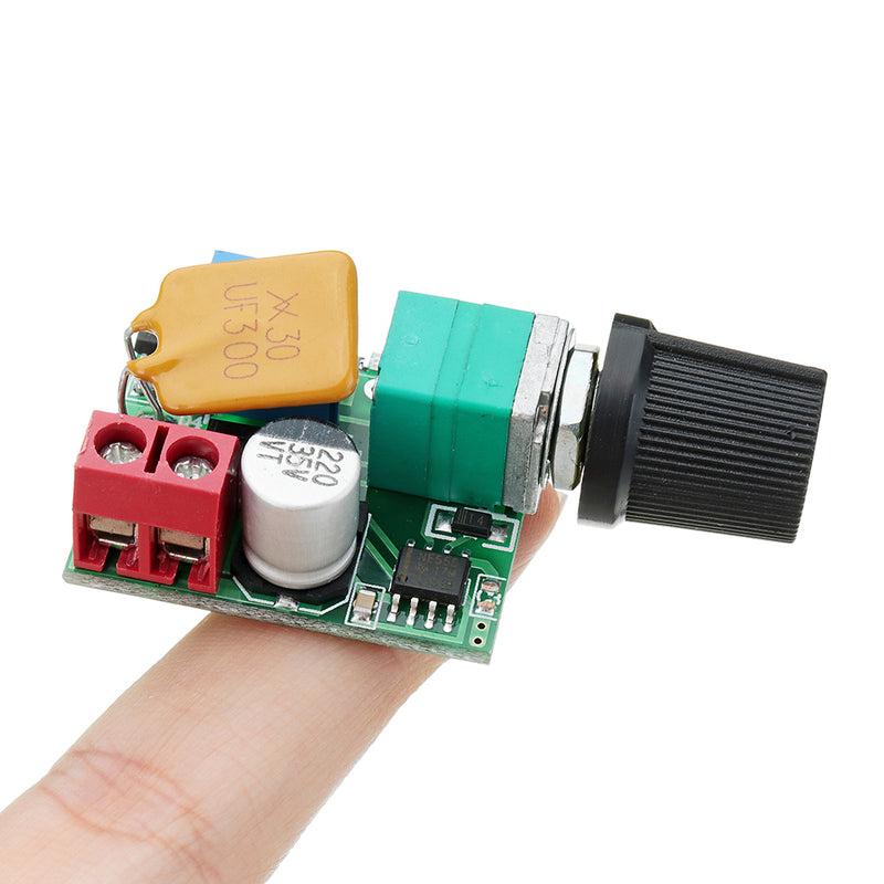 DC 5V To 35V 5A Mini Motor PWM Speed Controller Ultra Small LED Dimmer Speed Switch Governor