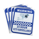4xCCTV Camera Warning Stickers Surveillance Vinyl Decal Video Security Sign New