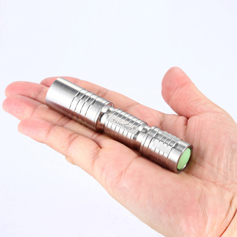 TANK007 E3 2Modes Waterproof LED Flashlight Outdoor Portable Flashlight AA/14500 Battery Led Torch