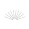 10pcs 3.175mm Shank 0.2-0.9mm HSS Twist Drill Bits