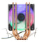 4Pin 4 Heatpipes Colorful Backlit CPU Cooling Fan Cooler Heatsink For Intel AMD