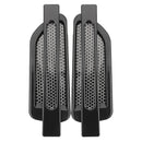 Pair Black Car Auto Side Air Flow Fender Stickers Intake Vent Grille Cover Decor