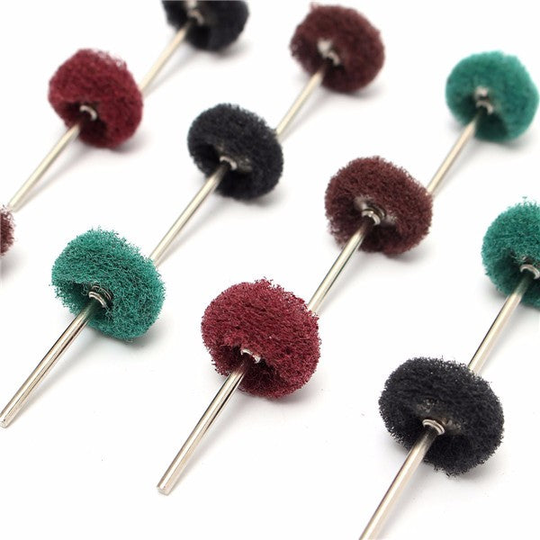 12pcs Grinding Buffing Polishing Wheel 25mm Abrasive Wheel Set For Rotary Tool