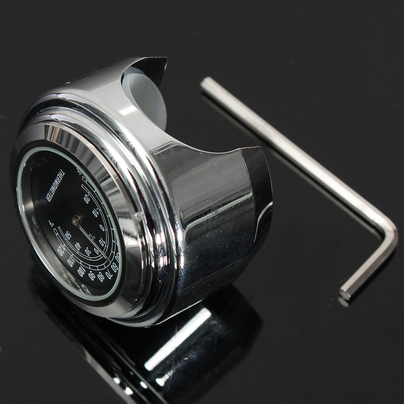 7/8In Waterproof Motorcycle Handlebar Mount Thermometer