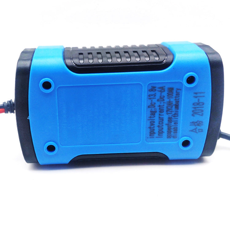Enusic 12V 6A Blue Pulse Repair LCD Battery Charger For Car Motorcycle Lead Acid Battery Agm Gel Wet