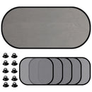 5Pcs Car Window Sun Visor Screen Car Side Rear Window Screen Sunshade Shield Curtain