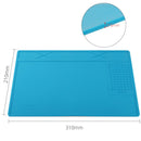 31x21cm Silicone Pad Heat Insulation Desk Mat Maintenance Platform for BGA Soldering Repair Station