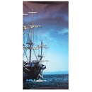 Modern Canvas Print Painting Picture Home Decor Blue Sea Boat Wall Art Framed Paper