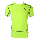 Men Elastic Tight Short Sleeve Sports Clothing Bicycle Cycling Jersey Wicking Quikcly Dry