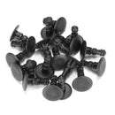 Black Push Fender Splash Shield Car Fastener Clip Retainer For Mitsubishi