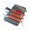 18 Pcs Outdoor BBQ Tools Stainless Steel Camping Picnic BBQ Grill Needle Fork Set Barbecue Supplies