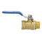 TMOK 3/8" 1/2" 3/4" Brass Ball Valves Two Piece Inline Lever Handle BSP Male x Female Thread