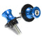 8MM Motorcycle Swing Arm Paddocks Stand Bobbins Sliders Spools For Suzuki