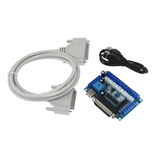 TWO TREES MACH3 5 Axis Stepper Motor Driver Interface Board Control Board with USB Cable for 3D Printer