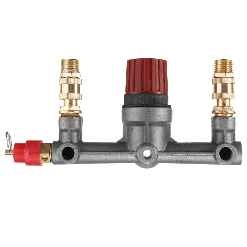 Air Compressor Pump Pressure Switch Control + Valve Gauges Regulator