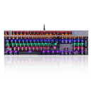 Motospeed K73 104 Keys Wired Mixed Light Mechanical Keyboard with RGB Custom Light for Desktop Laptop