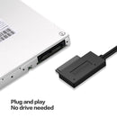 USB3.0 AM SATA Cable Hard Drive Converter Cable SATA 7+6 Pin HDD SSD Converter Cable