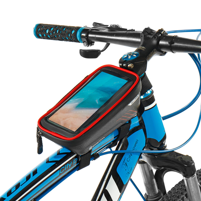 Large Capacity Waterproof Frame Front Tube Cycling Bicycle Phone Bag