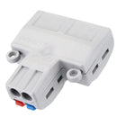 20pcs SPL-62 Two Groups of Parallel One-in and Three-out Splitter Terminal Wire Connector