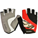 BOODUN Half-Finger Riding Glove Outdoor Motorcycle Riding Cycling Protective Finger Gloves-S/M/L/XL