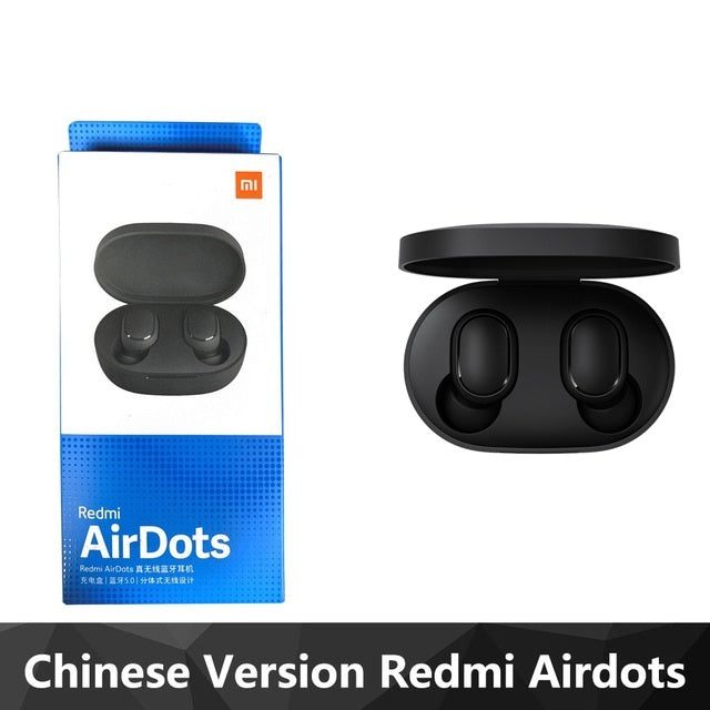 Xiaomi Redmi Airdots TWS bluetooth 5.0 Earphone DSP Noise Cancelling Auto Pairing Bilateral Call Stereo Headphones