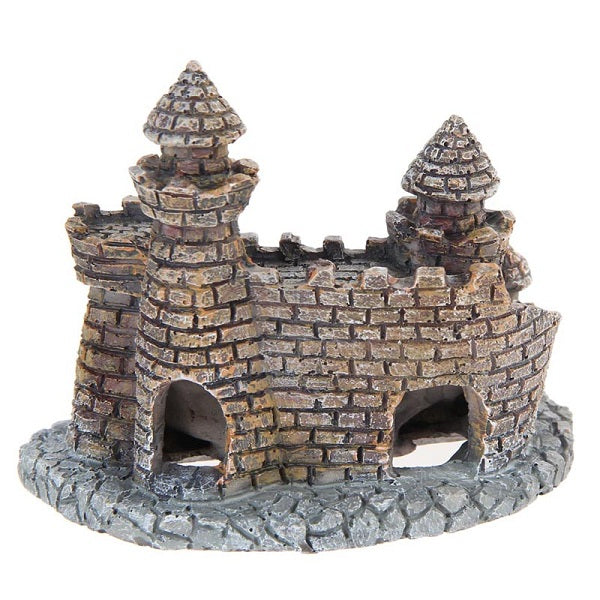 Yani Aquarium Decoration Wizard's Castle Fish Tank Shelter House  Hand Painted Realistic Castle