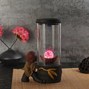 LED Ceramic Changing Banckflow Home Incense Burner Holder Crystal Ball Censer