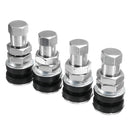4pcs 3.8cmx1.5cm Tire Wheel Valve Tubeless Stem For Motorcycle Car