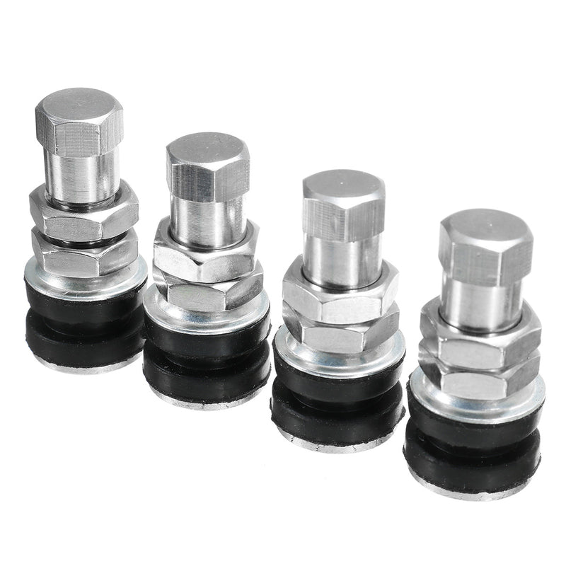 4pcs 3.8cmx1.5cm Tire Wheel Valve Tubeless Stem For Motorcycle Car