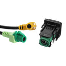 USB Switch Cable Wiring Harness For VW GOLF JETTA SCIROCCO RCD510 RNS315 MK5 MK6 1M