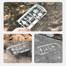 ZANLURE 22-in-1 Detachable Fishing Hook Card CNC Stainless Steel  Fishing Tool Outdoor Multi-purpose Survival Tools Hunting Tools