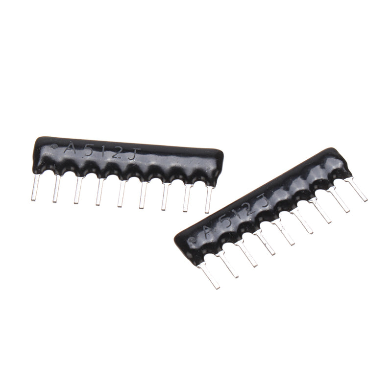 30pcs DIP Exclusion Network Resistor Array 9Pin 5K1 5.1K ohm A512J 5.1KR Resistance