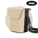 PU Leather Car Bin Trash Garbage Can Storage Box Container Organizer Multi-function Bucket