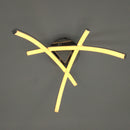 Modern LED 3 Light Ceiling Light Satin Nickel Kitchen Living Bedroom Lamp  A85-265V