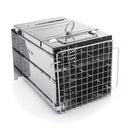 Stainless Steel Square Folding Portable Barbecue BBQ Grill Stove Compact Charcoal Outdoor Camping Cooker