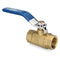 TMOK TK201 1/2" 3/4" 1" Female Brass Two Piece Full Port Thread Ball Valves with Vinyl Handle