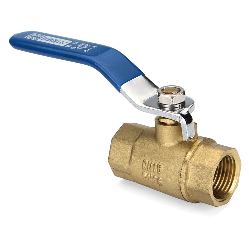 TMOK TK201 1/2" 3/4" 1" Female Brass Two Piece Full Port Thread Ball Valves with Vinyl Handle