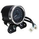 Motorcycle Odometer Speedometer LCD Digital Gauge W/ Light USB Charger Interface