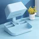 Bakeey Dressing Box Desktop Large Capacity Drawer Integrated Skin Care Lipstick Makeup Remote Control Tissue Organizer Box Storage Baskets