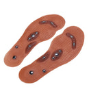 Acupressure Slimming Insole Pad Foot Massager Magnetic Massage Insole Foot Cushion Therapy