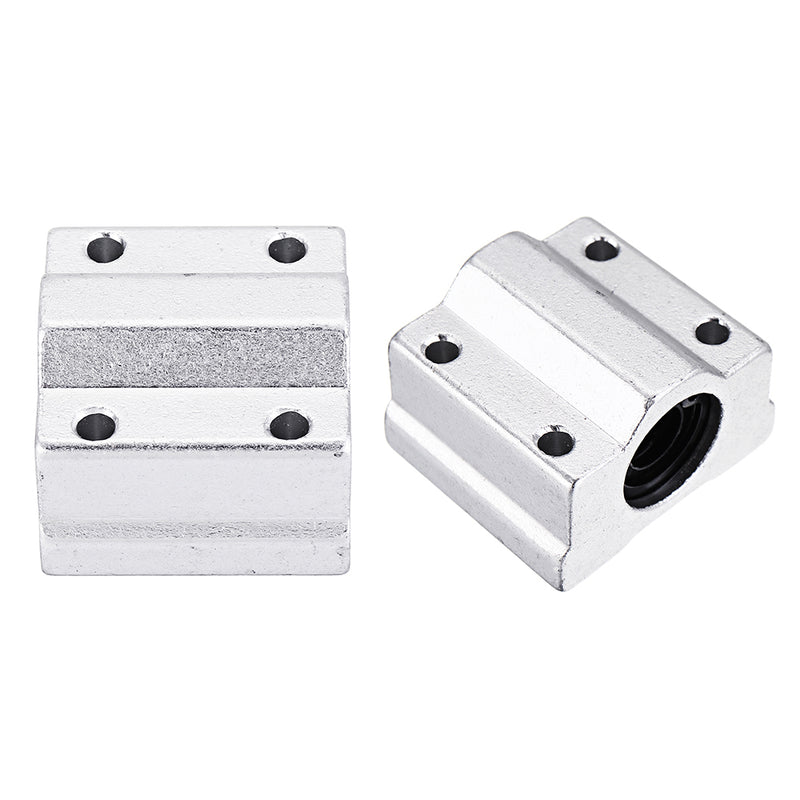 380mm Carbon Steel Linear Rail + 2x 24mm LM8UU Linear Bearing + 2x SCS8UU Slider Kit For 3D Printer