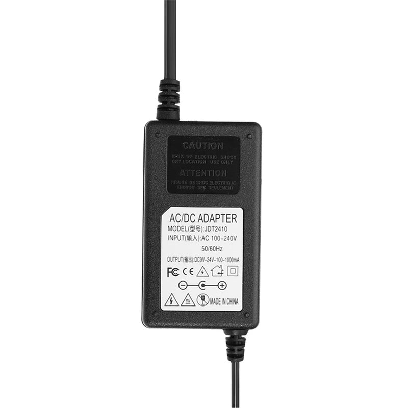 9-24V 1A 24W AC/DC Adapter Switching Power Supply Adjustable Power Adapter