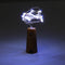 Battery Powered 15 LEDs Cork Shaped LED Sliver Wire Starry Light Wine Bottle Lamp for Xmas Party Out