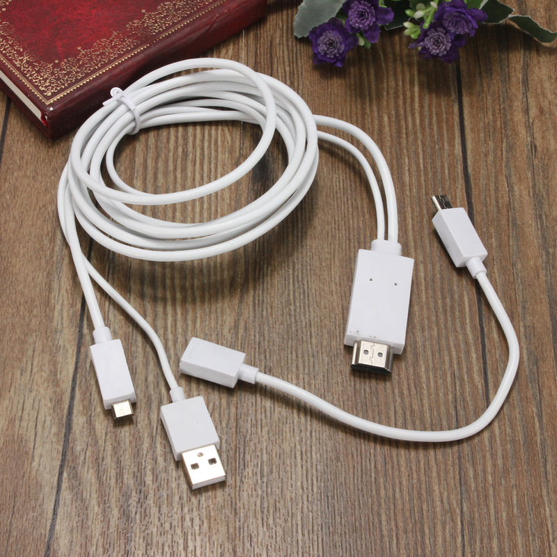 Micro USB 5-pin 11-pin MHL to High Definition Multimedia Interface 1080P Adapter Phone Video Cable
