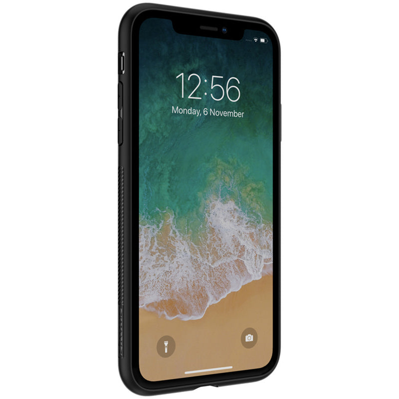 NILLKIN Synthetic Fiber Shockproof Anti-fingerprint PC + TPU Back Cover Protective Case for iPhone XR