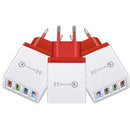 Bakeey 3.1A 4USB LED Light Fast Charging USB Charger Adapter For iPhone 8Plus XS 11Pro Huawei P30 Pro Mate 30 Oneplus 7