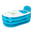 Inflatable Bathtub Portable Bath Tub PVC Camping Travel Folding SPA Bath With Cushion Pipe