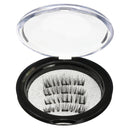 4pcs Triple Magnetic False Eyelashes Charming 3D Black Thick Eyes Lashes Long Natural Extension